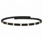 18K Gold Titanium Diamond Bracelet 71818