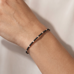 18K Gold Titanium Diamond Bracelet 71818