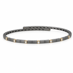18K Gold Titanium Diamond Bracelet 71818