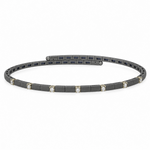 18K Gold Titanium Diamond Bracelet 71818