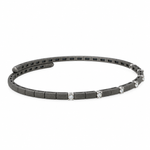 18K Gold Titanium Diamond Bracelet 71818