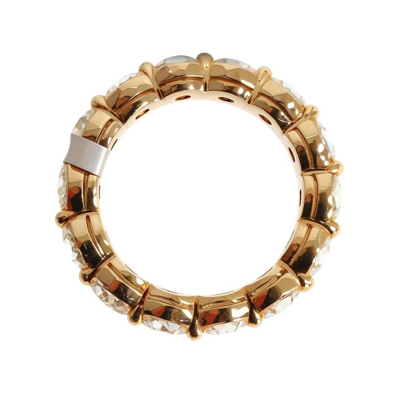 18K Yellow Gold Prong Diamond Eternity Ring 64388