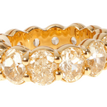 18K Yellow Gold Prong Diamond Eternity Ring 64388