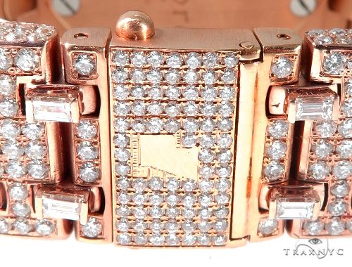 18Kt Rose Gold Full Diamond Audemars Piguet Royal Oak Offshore Watch 64069 - Image 12