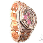 18Kt Rose Gold Full Diamond Audemars Piguet Royal Oak Offshore Watch 64069 - Image 4