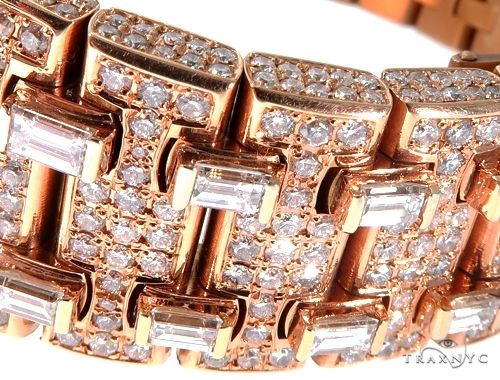 18Kt Rose Gold Full Diamond Audemars Piguet Royal Oak Offshore Watch 64069 - Image 8