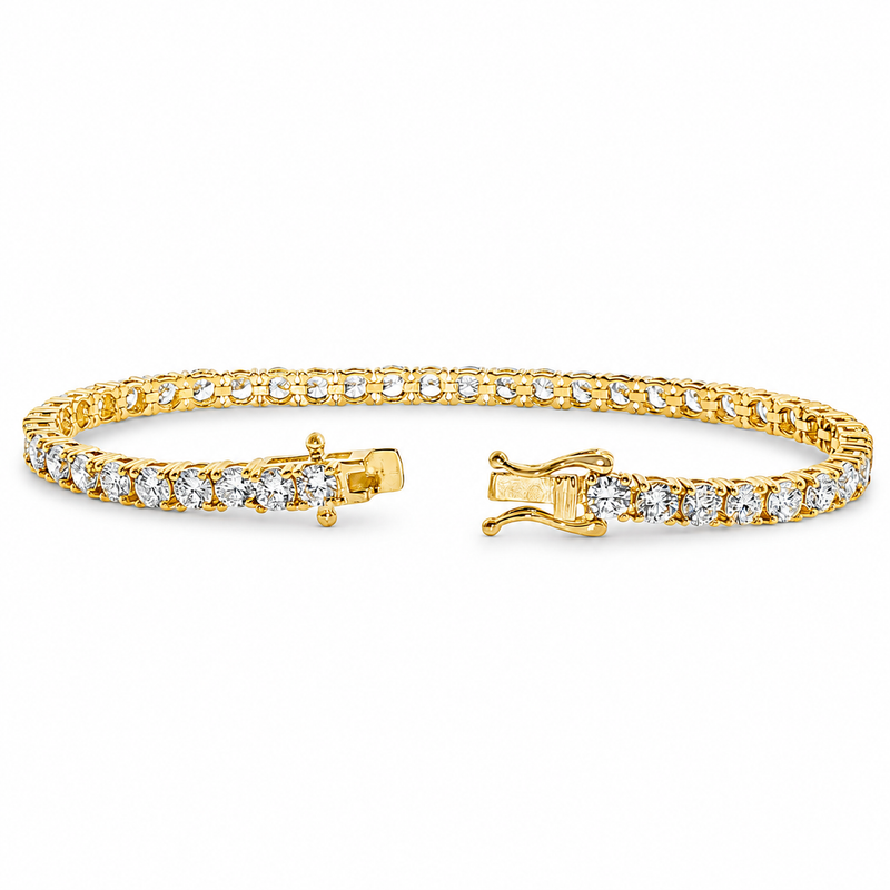 18 Pt lab diamond tennis bracelet – view 7 of 10, TraxNYC item 71699