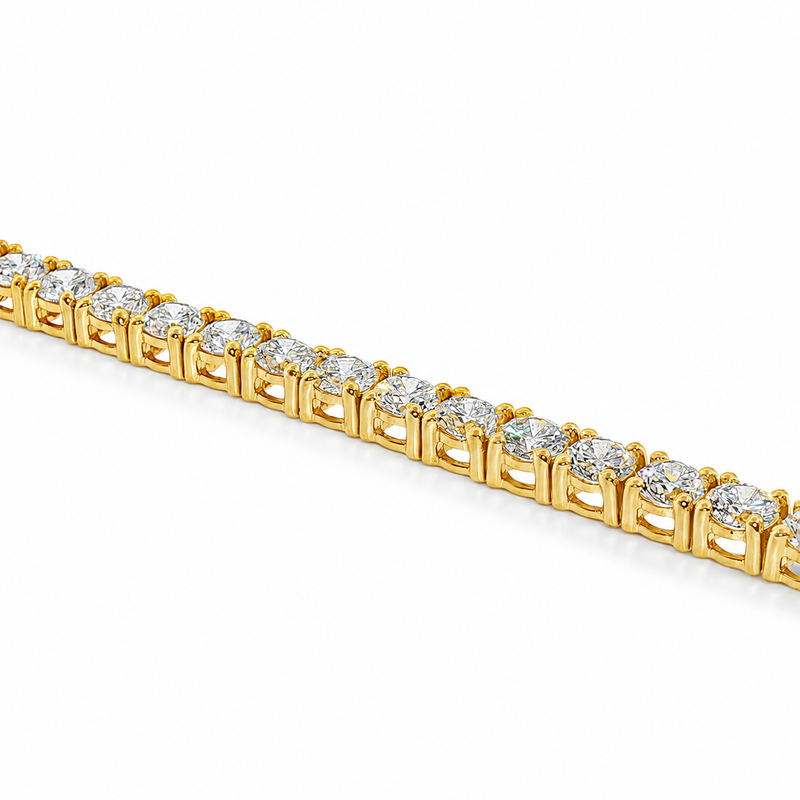 18 Pt lab diamond tennis bracelet – view 8 of 10, TraxNYC item 71699