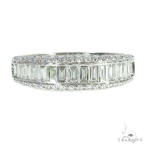 18k Gold Baguette Diamond Ring 67026 - Image 1