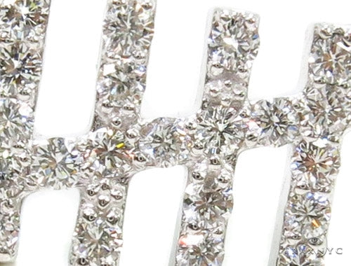 18k Gold Prong Diamond Necklace 37504 - Image 2