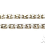 18k Solid White Gold Thin  Cable Chain 2mm 20 Inches 69674 - Image 2