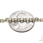 18k Solid White Gold Thin  Cable Chain 2mm 20 Inches 69674 - Image 3