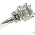 18k White Gold Prong Diamond Wedding Ring-40016 - Image 1