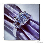 18k White Gold Prong Diamond Wedding Ring-40016 - Image 3