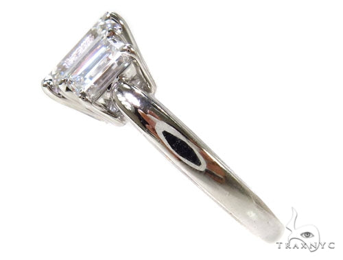 18k White Gold Prong Diamond Wedding Ring-40016 - Image 5