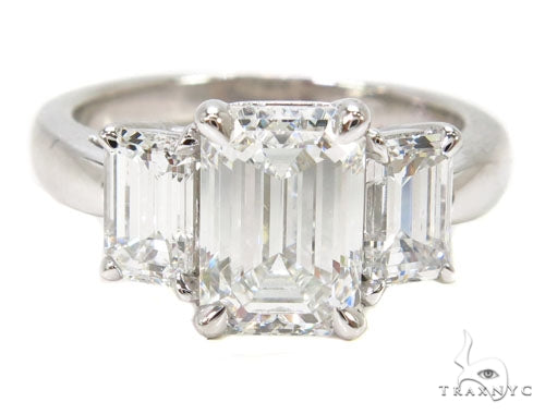 18k White Gold Prong Diamond Wedding Ring-40016 - Image 6