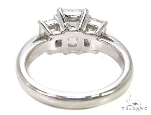 18k White Gold Prong Diamond Wedding Ring-40016 - Image 7