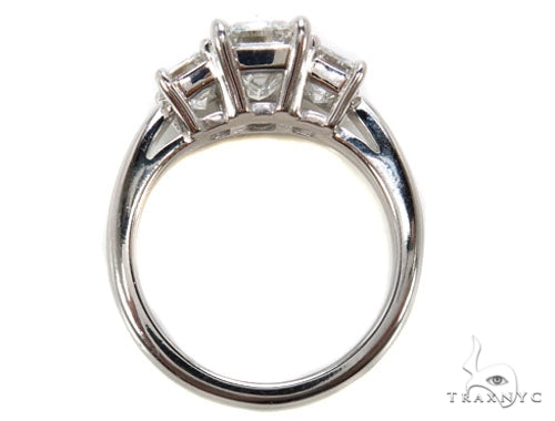 18k White Gold Prong Diamond Wedding Ring-40016 - Image 8