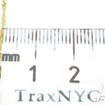 18k Yellow Gold Prong Diamond Necklace-40032 - Image 10