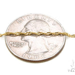 18k Yellow Gold Prong Diamond Necklace-40032 - Image 7