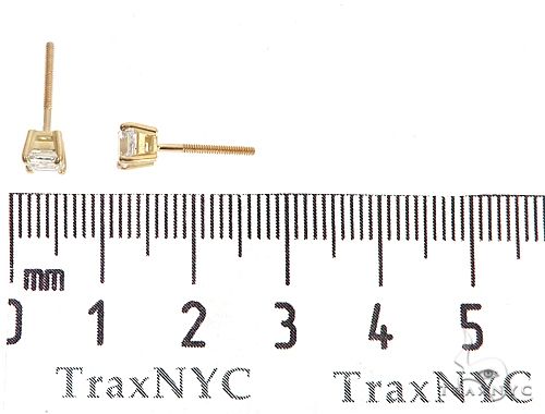 18K Gold 1 Ctw Asscher-Cut Diamond Studs (Natural), photo 6 of 6