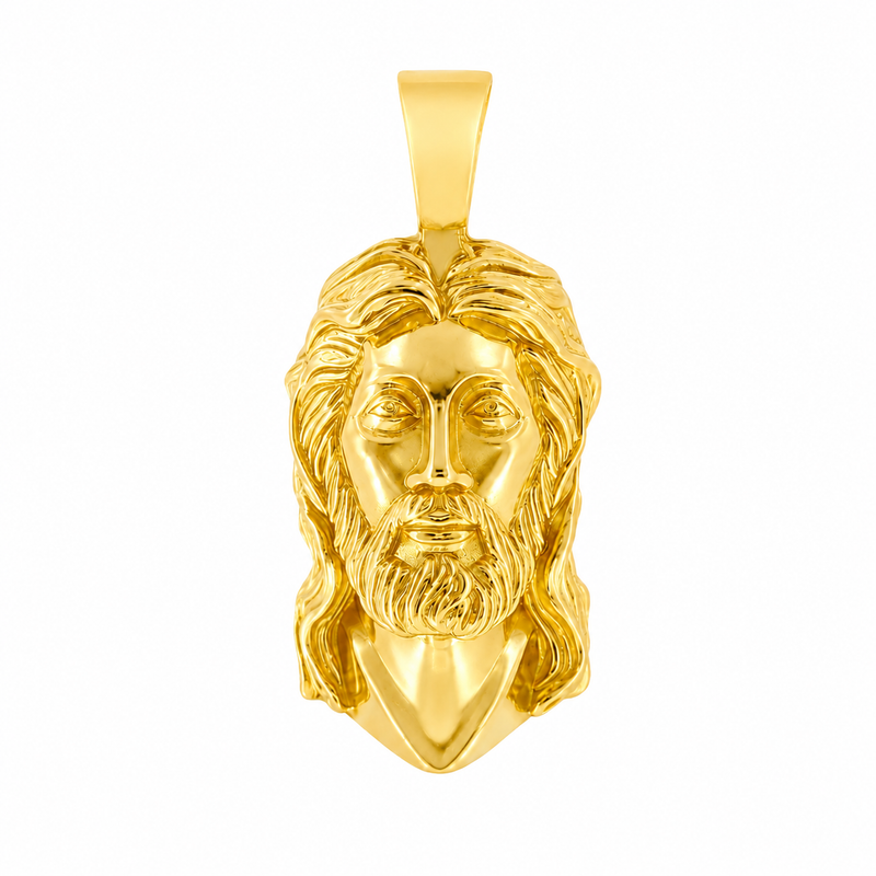 18k Gold Jesus Pendant 71648