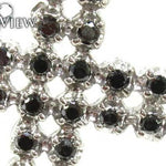 Black and White Gold Diamond Rosary 19027 - Image 6