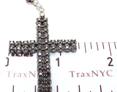 10K Black and White Gold Diamond Rosary, photo 13 of 14