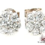 VS2 Round Cut Stud Earring 19030 - Image 1