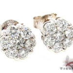 VS2 Round Cut Stud Earring 19030 - Image 2