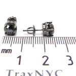 Royal Black Diamond Earrings 19038 - Image 5