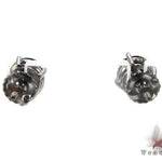 Royal Black Diamond Earrings 19038 - Image 4