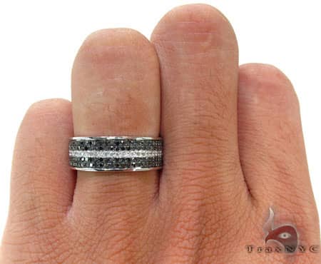 5 Row White Strip Ring 19051 - Image 6