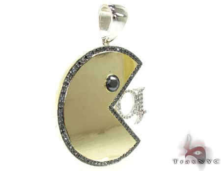 Custom Jewelry - Pacman Pendant 19133 - Image 2