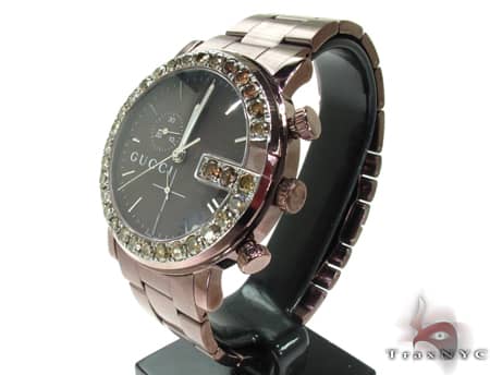 Brown Gucci 101G Chrono Watch YA101341 19207 - Image 4