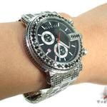 Fully Iced Black Diamond Gucci 101G Chrono YA101309 19208 - Image 14