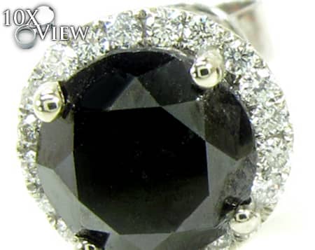 14K Gold Black Euphoria Earrings 2, photo 3 of 6