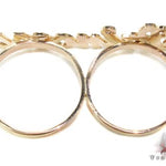 14K Yellow Gold & Diamond Princess Script Ring 19308 - Image 6