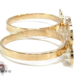 14K Yellow Gold & Diamond Princess Script Ring 19308 - Image 5