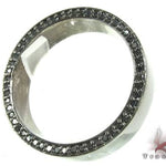 Black Gold Back Diamond Eternity Prong Ring 19312 - Image 1