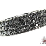 3 Row Black Diamond Ring 19535 - Image 1