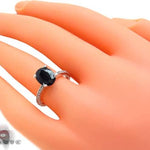 Ladies Black Sapphire Ring 19684 - Image 8
