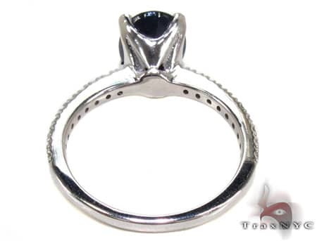 Ladies Black Sapphire Ring 19684 - Image 7