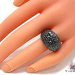 Ladies Black Diamond Ring 19686 - Image 9