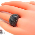 Ladies Black Diamond Ring 19686 - Image 8