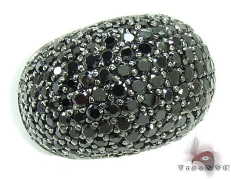 Ladies Black Diamond Ring 19686 - Image 1
