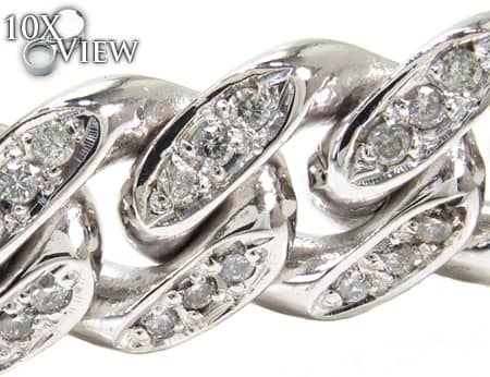 Diamond Miami Link Bracelet 19688 - Image 3