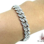 Diamond Miami Link Bracelet 19688 - Image 10