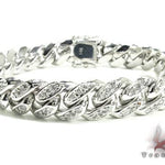 Diamond Miami Link Chain and Bracelet Set 19691 - Image 7