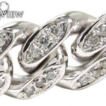 Diamond Miami Link Chain and Bracelet Set 19691 - Image 2